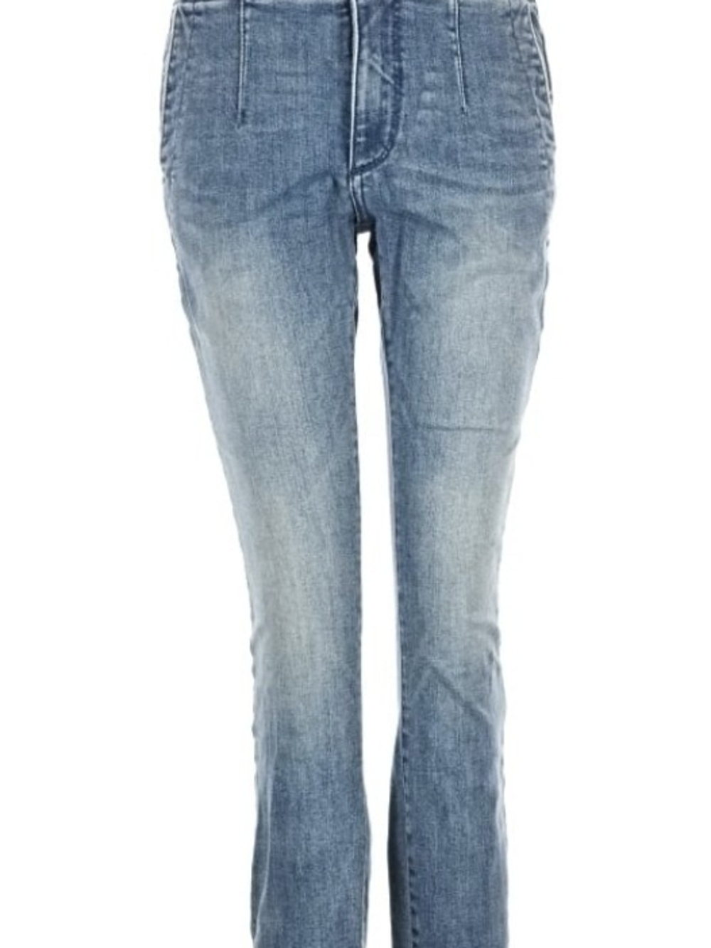 Pilcro Light Blue Skinny Jeans with Subtle Fade